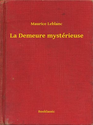 cover image of La Demeure mystérieuse